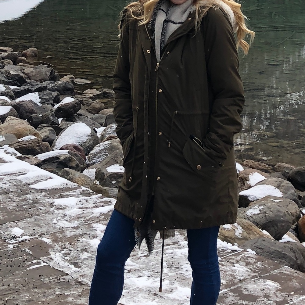 Mango Parka With Removable Insert - image 1